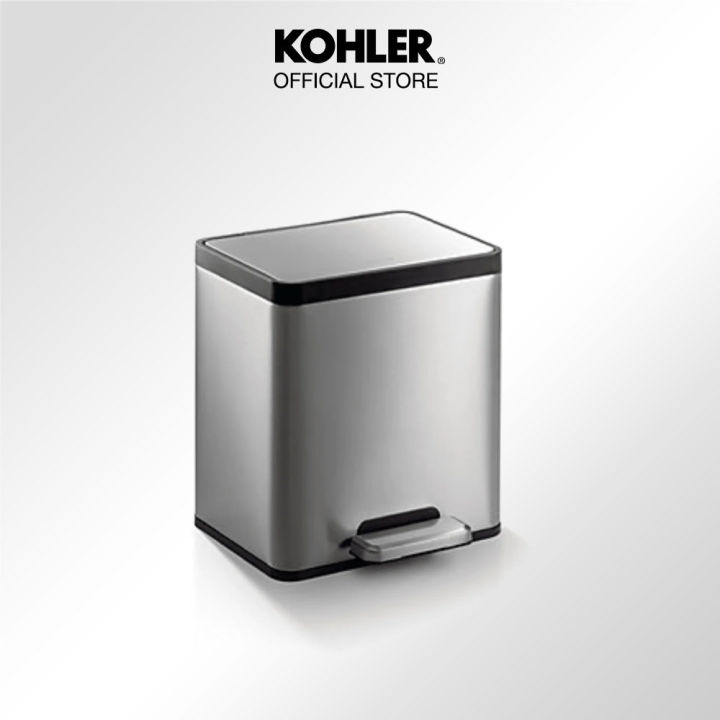 Kohler Step Stainless Steel Trash Can 10Liter Trash Can Lazada PH
