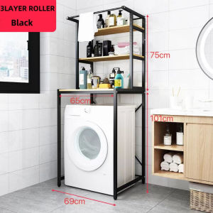 Washing Machine Rack Organizer Storage Rack Bathroom Cabinet Drum Shelf Balcony Floor Multi-Functional Floor Stand