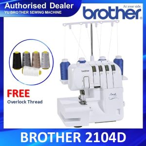 Brother 2104D Overlock Machine (Easy To Use) ☄️Ready Stock☄️