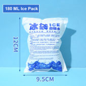 Self-priming Ice Pack Reusable Gel Ice Pack for Cooler Box Ice Sports Injury/Keep Cool Drinks/Refrigerate Food Keep Fresh