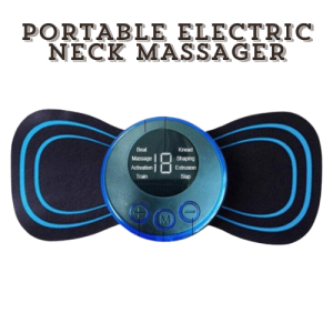 Rechargeable Mini Electric Neck Massager Cervical Shoulder Body Massager Muscle Pain Relief