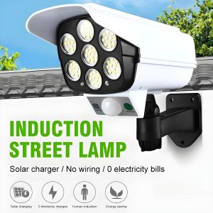 Lampu Taman 77 LED+REMOTE Solar Tenaga Surya Dengan Sensor Gerak AN