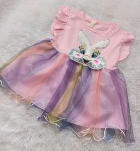 CALISSA FASHION PAKAIAN ANAK-ANAK PEREMPUAN DRESS ROK TUTU MODEL BUNNY 0 - 12 BULAN [ BISA COD ]