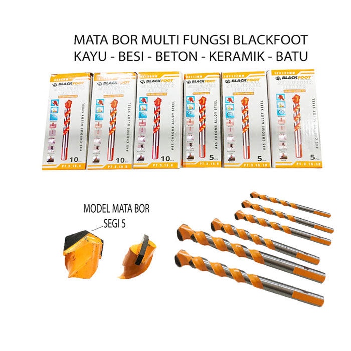 MATA BOR MULTI Bisa Untuk Kayu - Besi - Beton - Keramik - Batu Varian ...