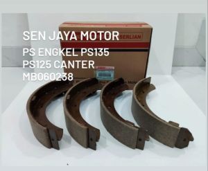 BRAKE SHOE KAMPAS REM BELAKANG PS100 ENGKEL PS110 FE T210 MB060238