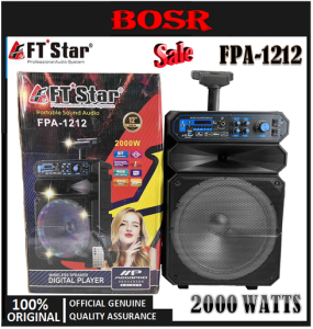 FT-Star FPA-1212 12" Inches Trolley Speaker