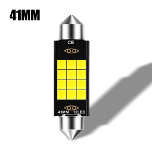 2 cái mới Festoon 31mm 36mm 39mm 41mm bóng đèn LED C5W C10W c3w ô tô siêu sáng đèn vòm CANBUS nội thất ô tô đèn đọc sách Trắng 12V