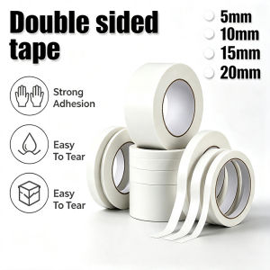 Double sided adhesive document paper white double sided adhesive thin transparent adhesive for industrial decoration