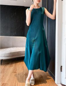 ♂✶♦ Aiden001 Average Size Summer Pleated Small Fragrant Style Commuting Casual Long Dress 8528 [With Coat 8522]