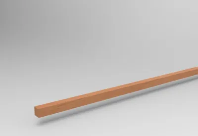 22mm x 22mm x 1 metre | Solid Timber Wood Plank Wooden Strips | Nyatoh Pine Beech Ramin Ash Cherry Oak Maple Teak | For DIY