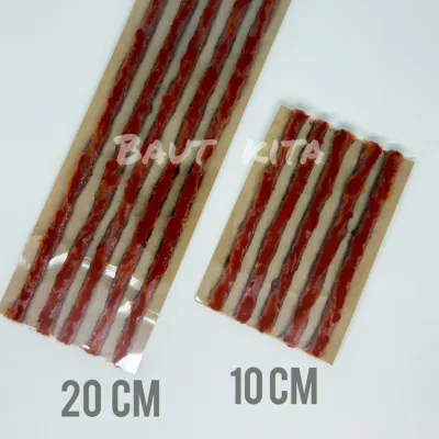 2 Lembar Karet Tambal Ban Tubeless Motor Mobil 10 cm dan 20 cm