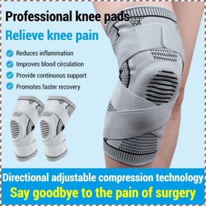 สนับเข่า ป้องกันการบาดเจ็บ มั่นคง ผ้ายืดหยุ่น ความเสียหายของข้อต่อ การออกแบบเสริมทั้งสองด้าน สนับสนุน