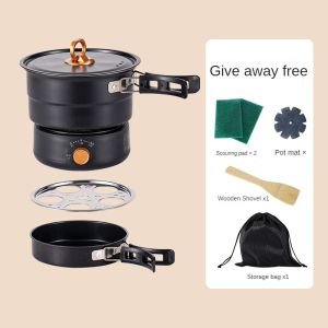 1.6L Outdoor Folding Travel Pot Household Small Electric Hot Pot Dormitory Instant Noodles Pot Convenient To Carry Folding Pot