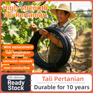 Tali Pertanian Polyester Wire Plastik Steel untuk Tanam Sayur Buah PET Wire Agricultural use/plant wire/twist tie/pet wire塑钢线