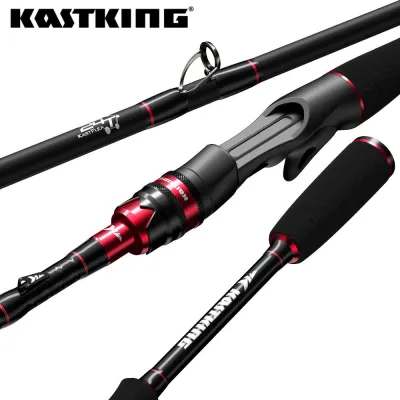 KastKing Max Steel Rod Carbon Spinning Casting Fishing Rod with 1.80m 1.98m 2.13m 2.28m Baitcasting Rod for Bass Pike Fishing Saltwater Freshwater Casting Fishing