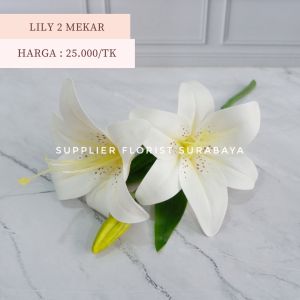 LILY BUNGA PALSU LILY BAHAN LATEX REAL TOUCH TIGER LILY ARTIFICIAL FLOWER ARTIFICIAL LILY BUNGA MAINAN TANAMAN HIAS