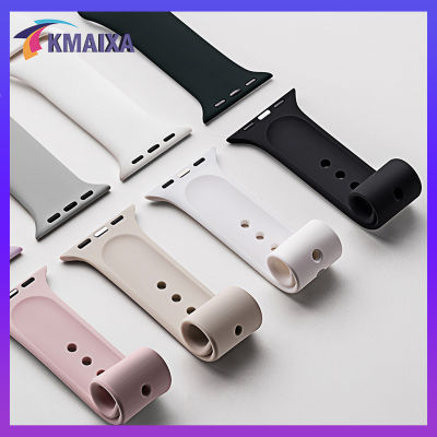 Silicone Strap for Watch Ultra 49mm 46mm 45mm 44mm 41mm 40mm 42mm 38mm Women Men lWatch Band Series 10 9 8 SE 7 6 5 4 3 2 1