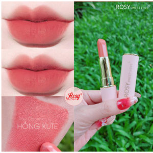 Son thỏi sáp lì ROSY SWEETLOVE hàng chính hãng không chì mềm môi " HONG SAN HO