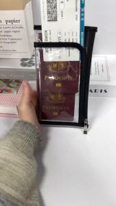 Waterproof PVC Passport & Ticket Holder｜Multi-color Document Storage Pouch  Fits 2-4 Passports