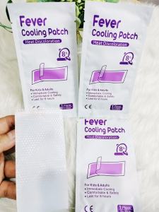 1 Box Fever Cooling Patch Heat Discoloration Relief for Kids & Adults Immediate Cooling Effect Lasts Up to 8 Hours Kool & Comfortable Safe for All Ages Effective Fever & Heat Relief Ideal for Quick Comfort and Temperature Regulation