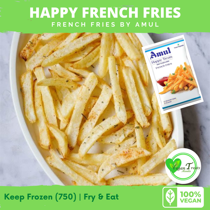 French Fries Happy Treats 7mm Fries 750g (Plant-based, Vegan, Frozen