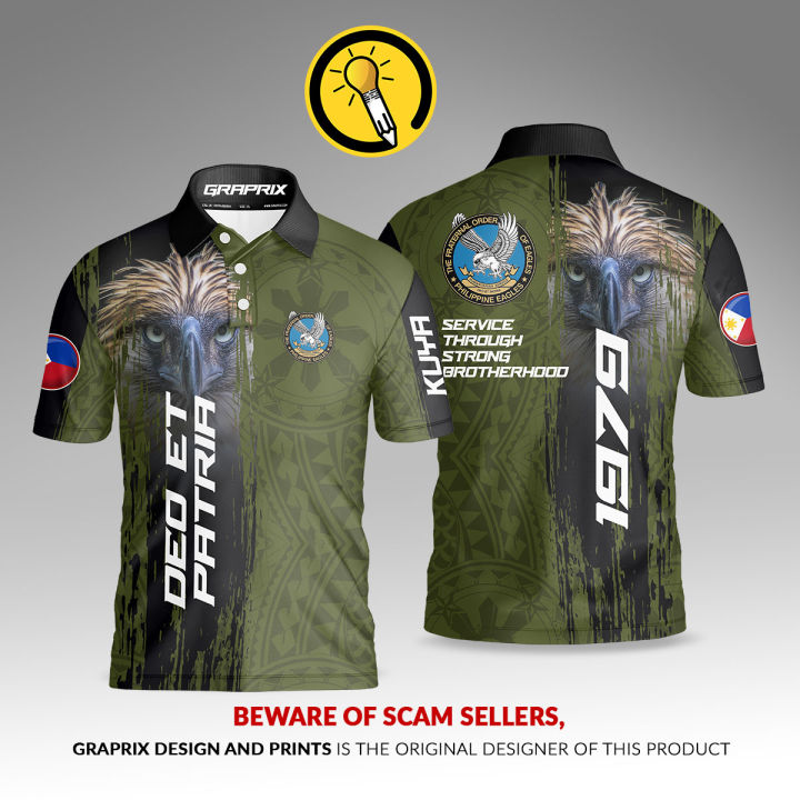 Polo Shirt Polo Deo Ang Fraternal Order Of Eagles V1 Deo Et Patria