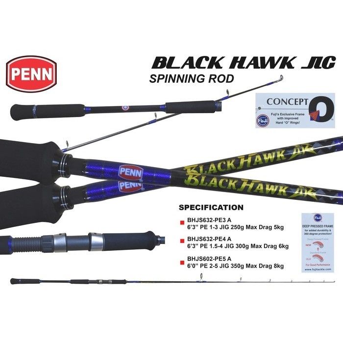 フィッシング PENN BLACK HAWK BHJS632