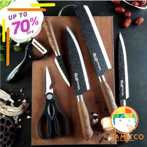 GMC Exquisite Japanese Craftsmanship 6 pcs OTO knife set for kitchen High quality stainless