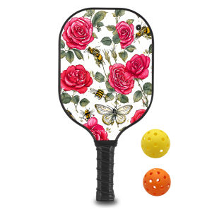 Lightweight Pickleball Paddle with Comfort Grip and Durable Fiberglass surface for Indoor/Outdoor sport racks ID 60625-165445130