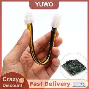 YUWO 4-Pin to 8-Pin ATX Motherboard CPU Power Supply Adapter Converter Cable