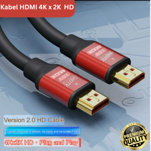 Kabel HDMI to HDMI  10Meter 4K x 2K Version 2.0 male to male 10M HD HDR METAL GOLD premium quality