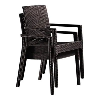 (JIJI.SG) HAMLIM Dining chair (With Armrest) - Stackable / Chair / Stool / Furniture / Living / Bulky