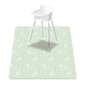 Water Proofing Baby Play Mat 130x130cm Large Size Easy to Clean and Foldable High Chair Floor Mat for Toddler Gift