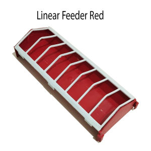 Linear Feeder Plastic with Interlocking Chicken Feeder 12 inches