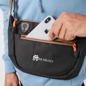 TAS SELEMPANG SEKOLAH KERJA TAS SLEMPANG AM.PROJECT BAHAN JEANS DISTRO