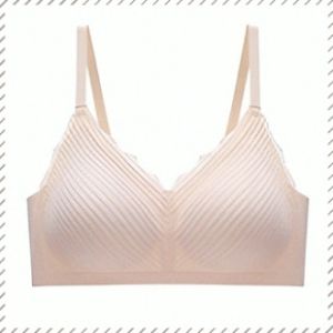 ชุดชั้นในลูกไม้ฟองไร้รอยต่อ ชุดชั้นใน ยก ชุดชั้นใน ป้องกันการหย่อนคล้อย ผอมบาง ยางลูกไม้ยืดหยุ่นสูง