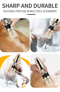 Pet Dog Cat Professional Rechargeable Shaving Beauty Tool Electric Clipper Razor Set