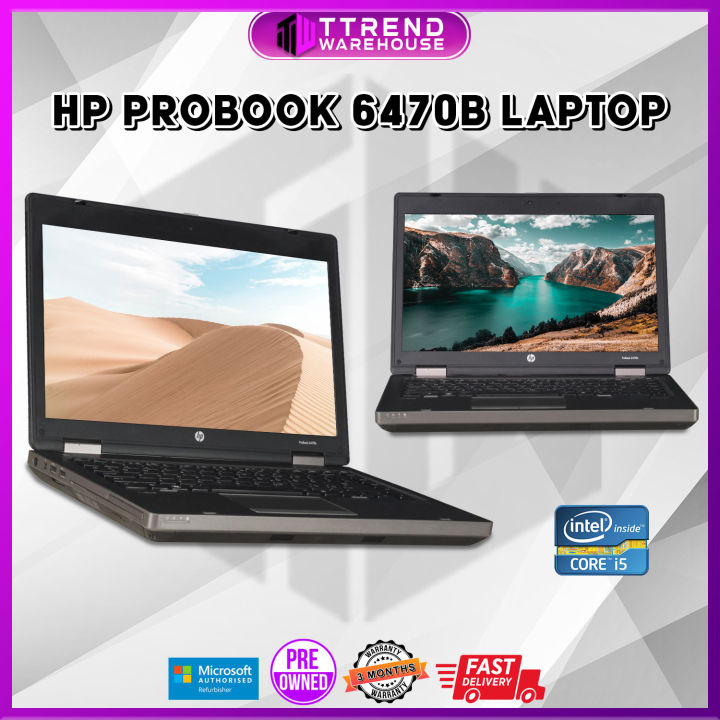 HP PROBOOK 6470B LAPTOP Intel Core i5-3rd Gen, 4GB DDR3, 320GB