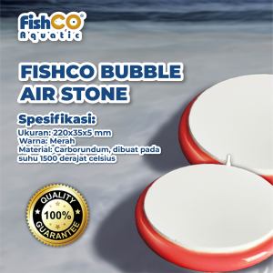 Fishco Batu Aerator Nano Air Stone Buble Plate 220mm