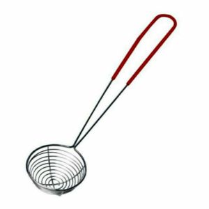 Kitchen Colander Spoon Noodles Food Drain Strainers Hot Pot Spoon Noodles Spoon 304 Stainless Steel Pearl Scoop Tapioca Scoop Milk Tea Spoon