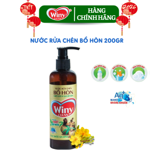 {Hàng chính hãng} Nước rửa chén Winy Clean Chiết Xuất Bồ Hòn chiết xuất từ trái bồ hòn không gây khô da