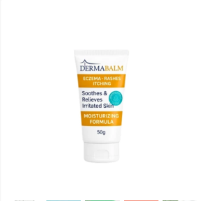 DermaBalm ECZEMA RASHES ITCHING Cream - 50g | Moisturizing Formula Soothes & Relieves Irritated Skin