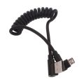 60 Wát Cáp sạc nhanh mùa xuân USB dây cuốn một đến dây USB nối dài linh hoạt 480mbps dây đồng bộ dữ liệu cho điện thoại di động. 