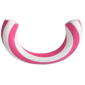LIUJIR U-Shaped Inflatable Swimming Ring Arch Shape Striped Swimming Ring Arch Floating Lounge Portable Swim Buoyancy Stick Summer Beach