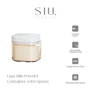 SIU. Premium - Gyu Baby Safe Milk Powder Container - Toples Susu Bayi Kedap Udara FREE Sendok dan Scraper