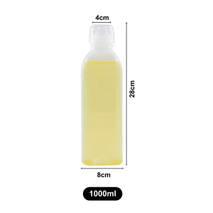 Z-Gadget⚡300/500/1000ml Kitchen Squeeze Oil Bottle Dispenser Oil Spray Bottle Condiment Vinegar Soy Sauce Cooking Wine Bottle Food-grade PP5 Kitchen Extruded Seasoning Bottle Multifunctional Squeeze Oil Bottle