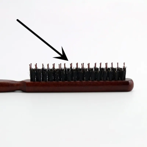 3 Row Hair Brush Wooden Handle Natural Boar Bristle Fluffy Combs Professional Salon Tool For Styling