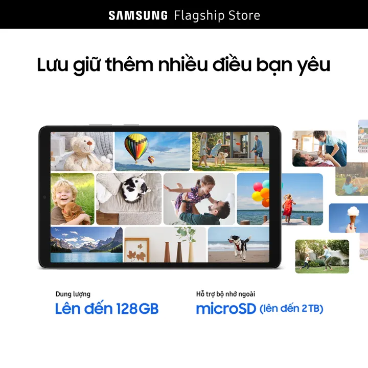 Máy tính bảng Galaxy Tab A11 Wifi (4-64GB), Màn hình nhỏ gọn 8.7", Tần số quét 90Hz, Tính năng giải toán tự động | BigBuy360 - bigbuy360.vn