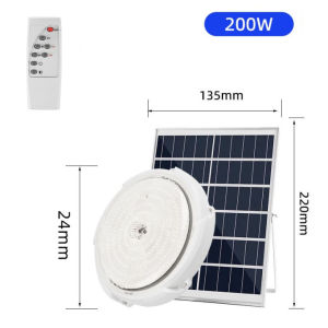 NXLED 10 Year Warranty LED Solar Ceiling Light Indoor Solar Wall Lights Remote Control Balcony Room Living Induction Lighting Lamp High Brightness