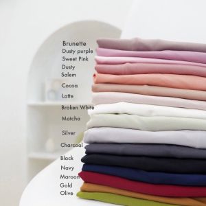 Jilbab instan Pashmina oval Jersey premium Kerudung pasmina instan jahit dagu